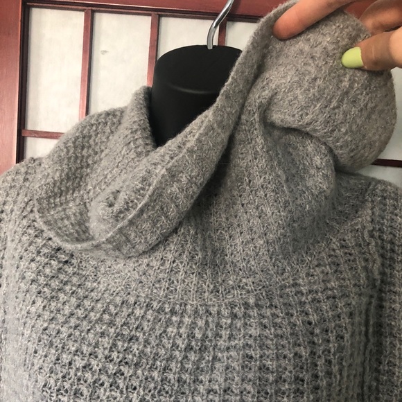 Free People Slouchy Oversized Wool Cowl Neck Sweater - Picture 3 of 9